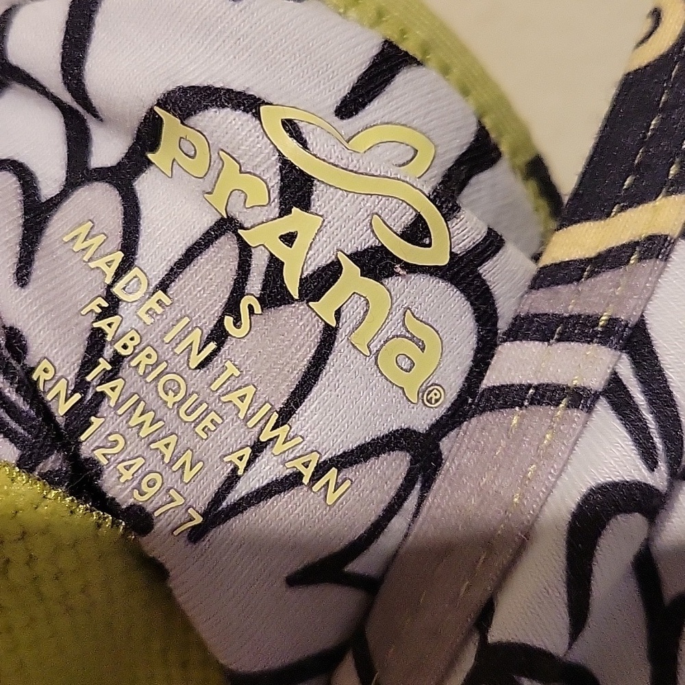 ❤️ PRANA CORA DRESS IN RETRO LIME GRERN GRAY BLACK FLORAL, SMALL - Picture 4 of 9